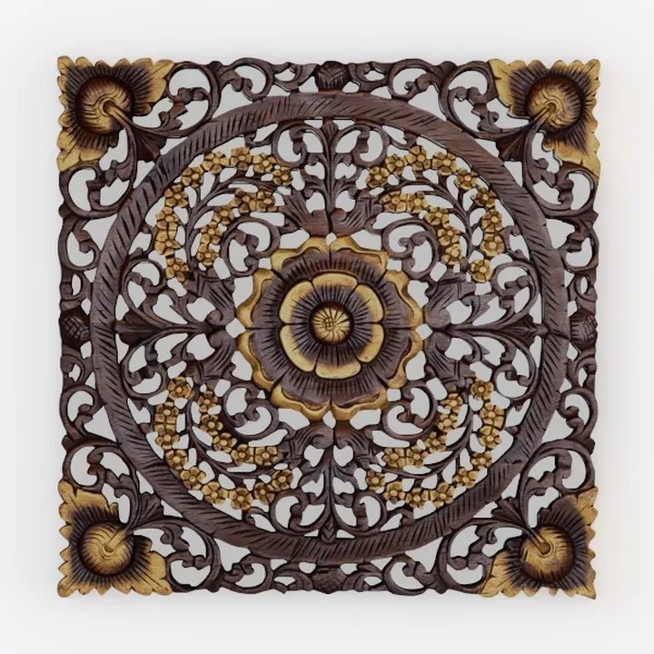 (4757) 60cm square carving board