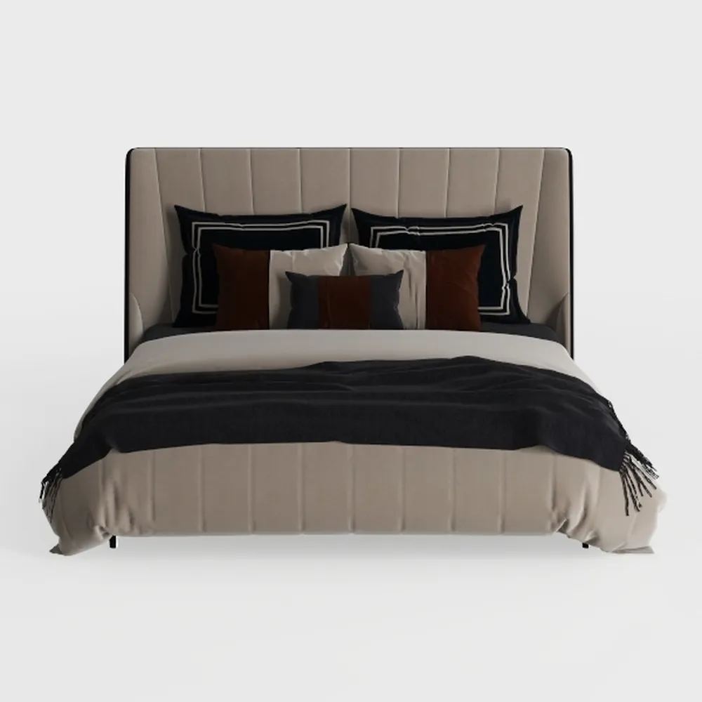 Bernards 1132-103 Platform, Twin, Beige