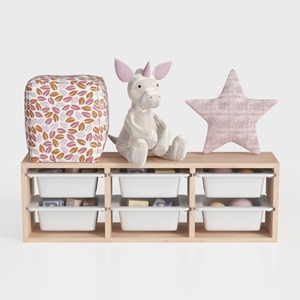 Tangkula 8-Cube Bookcase, Large Floor Standing