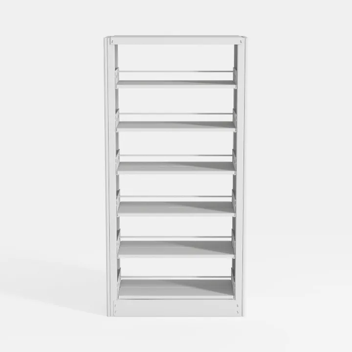 4NM No-Assembly Folding Bookshelf Storage