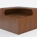 Corner Sofa 131 Right 45 Degree View