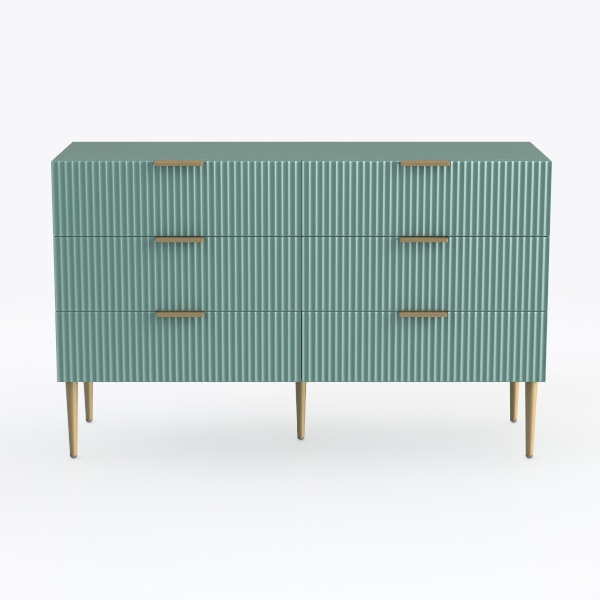 3-Piece Dresser Bedroom Set, 8 Drawer Dresser