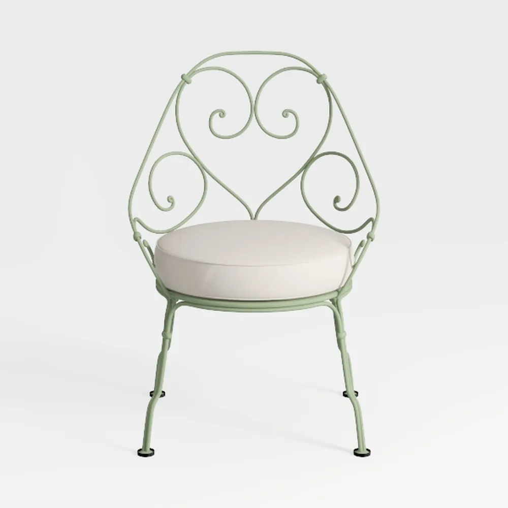 Teal Eucalyptus Leaf Office Chair Covers with