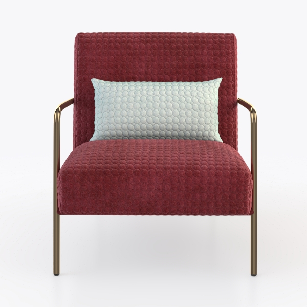 360° Square Swivel Accent Sofa Chair, Fluffy Fabri