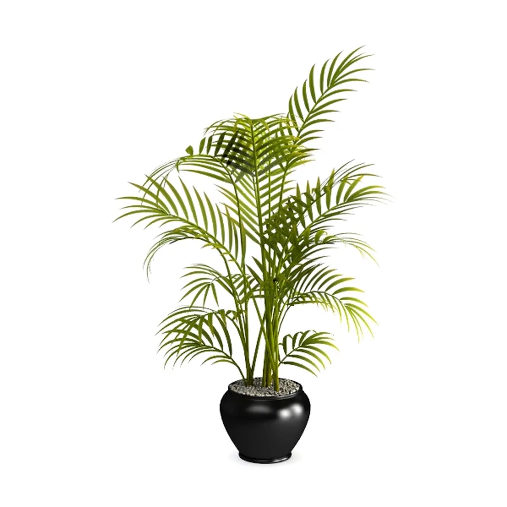Artificial Areca Palm Plant, 5 FT Fake Palm Tree