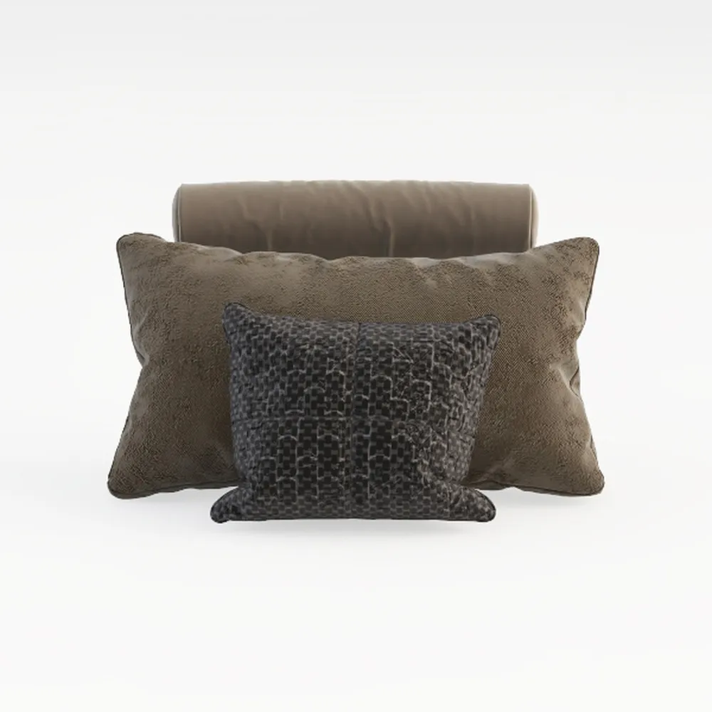 MIULEE Set of 2 Decorative Linen Throw Pillow