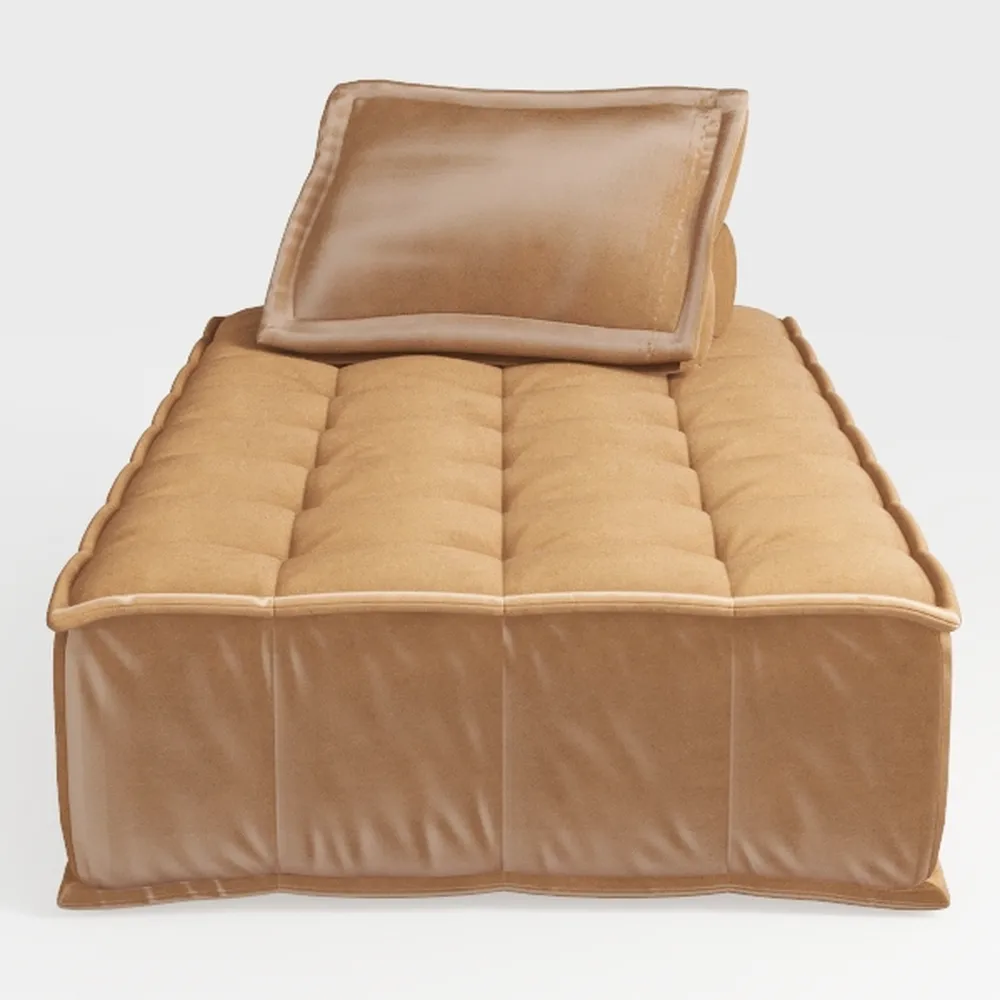 Willow Cocoa Brown Microfiber Rectangle Pillow Cat