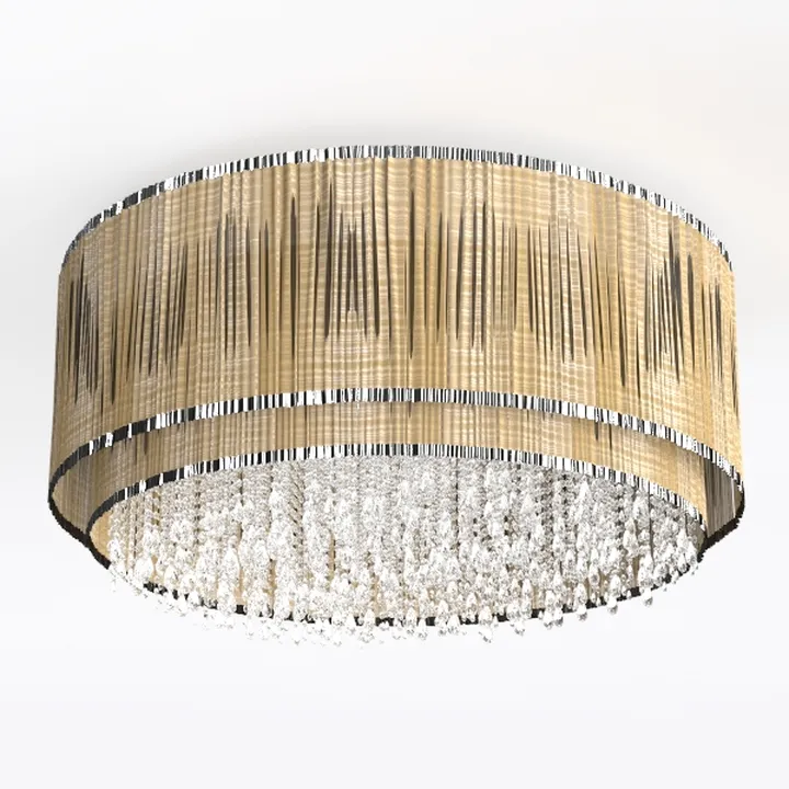 Boho Ceiling Fan with Light: 20 inch Low Profile