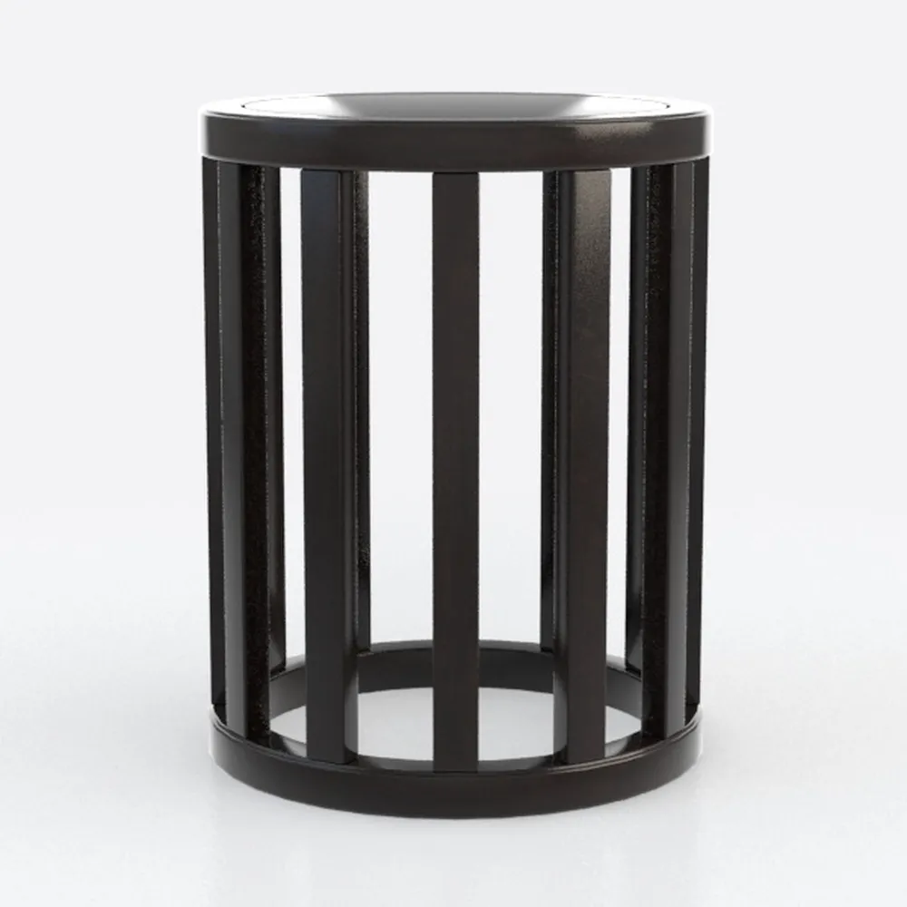 Kate and Laurel Dahl Wooden Round Drink Table; 8