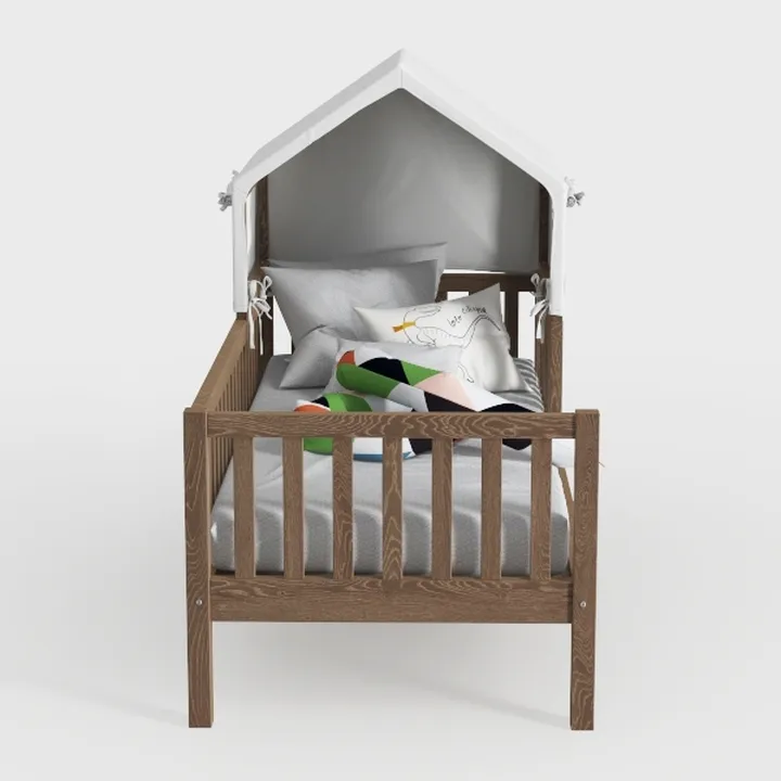 Donco Kids Twin Front Porch Low Loft w/Twin Trundl