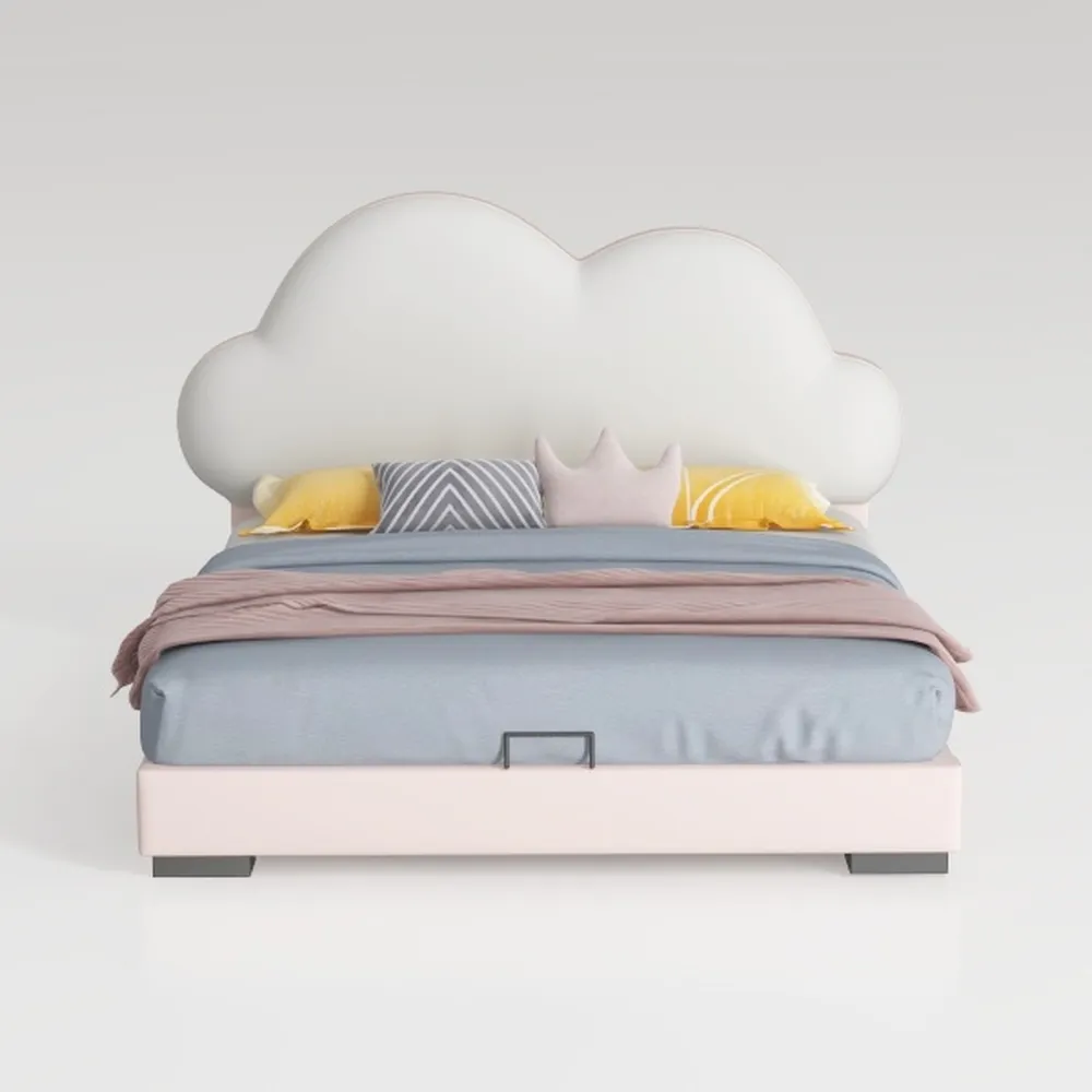 P PURLOVE Twin Upholstered Daybed with Trundle, Ve