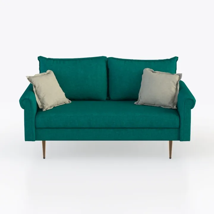 Kent Velvet Loveseat Sofa for Modern Living