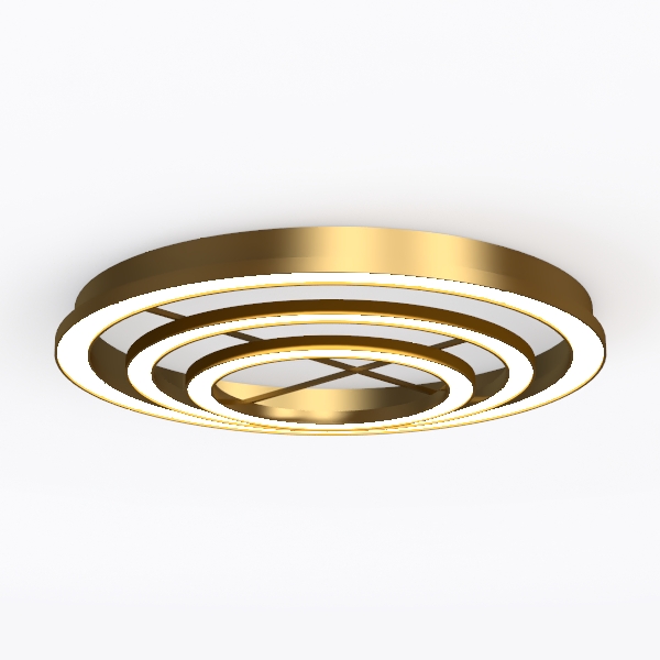 CROSSIO 20 inch Crystal Chandelier Gold Ceiling