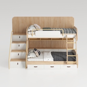 Harper & Bright Designs Bunk Bed Twin Over Twin wi