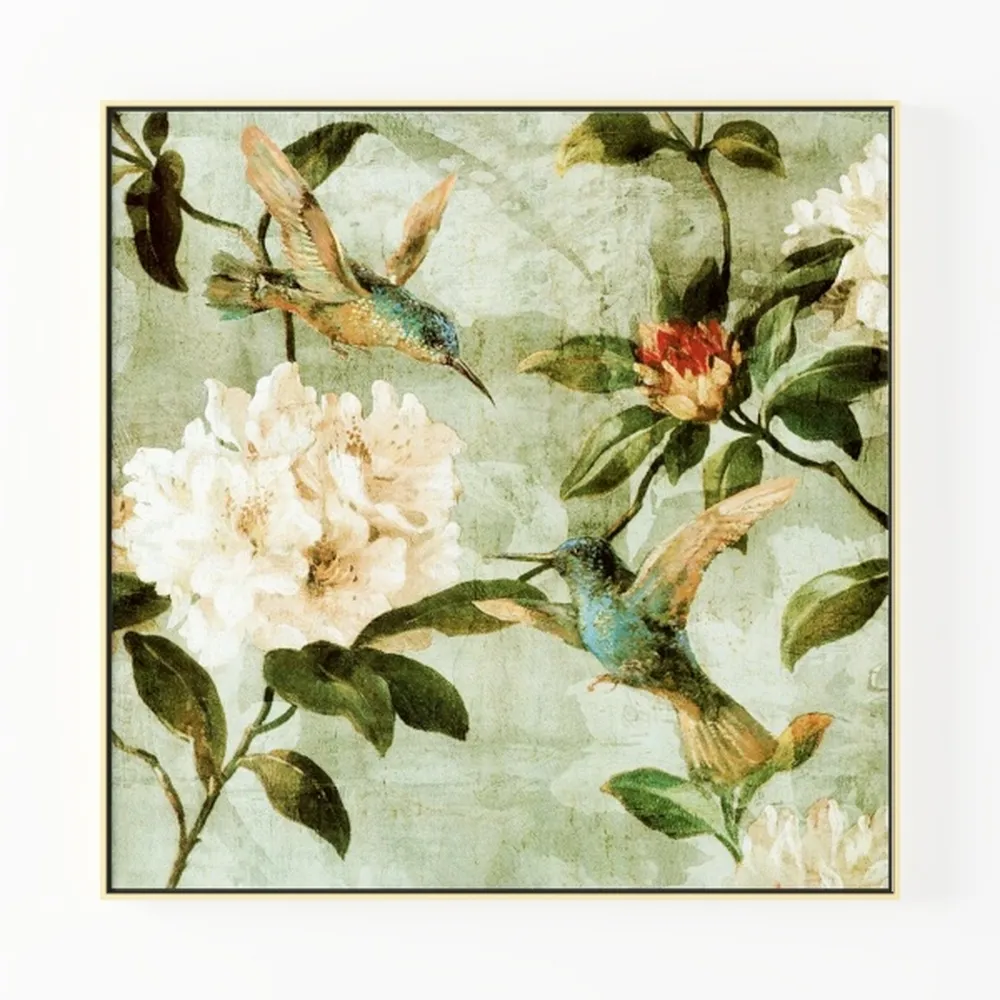 Fresh Flowers Wall Art Painting for Living Room