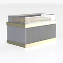 bread shelf-Bakery Free Right 45 Degree View