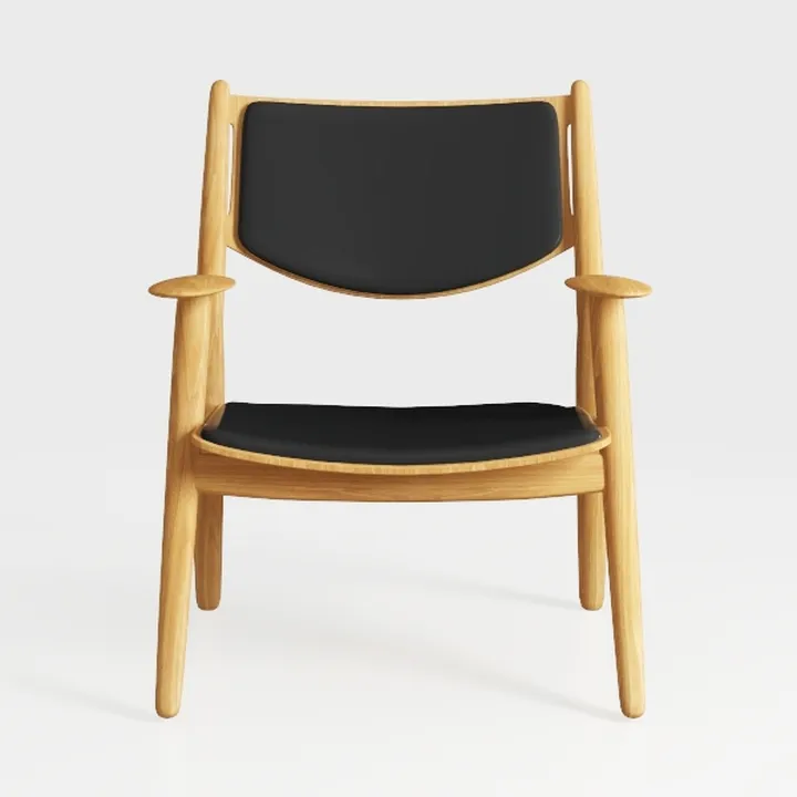ZEFISON Hans Wegner Style Three- Legged Shell Chai