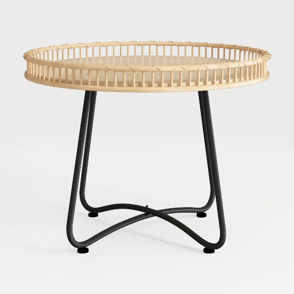 HuiDao Rattan Round Coffee Table