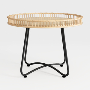 HuiDao Rattan Round Coffee Table