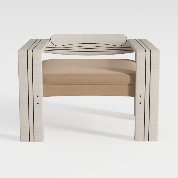 CHERS Aspen Swivel Accent Chair with Wood Accents,