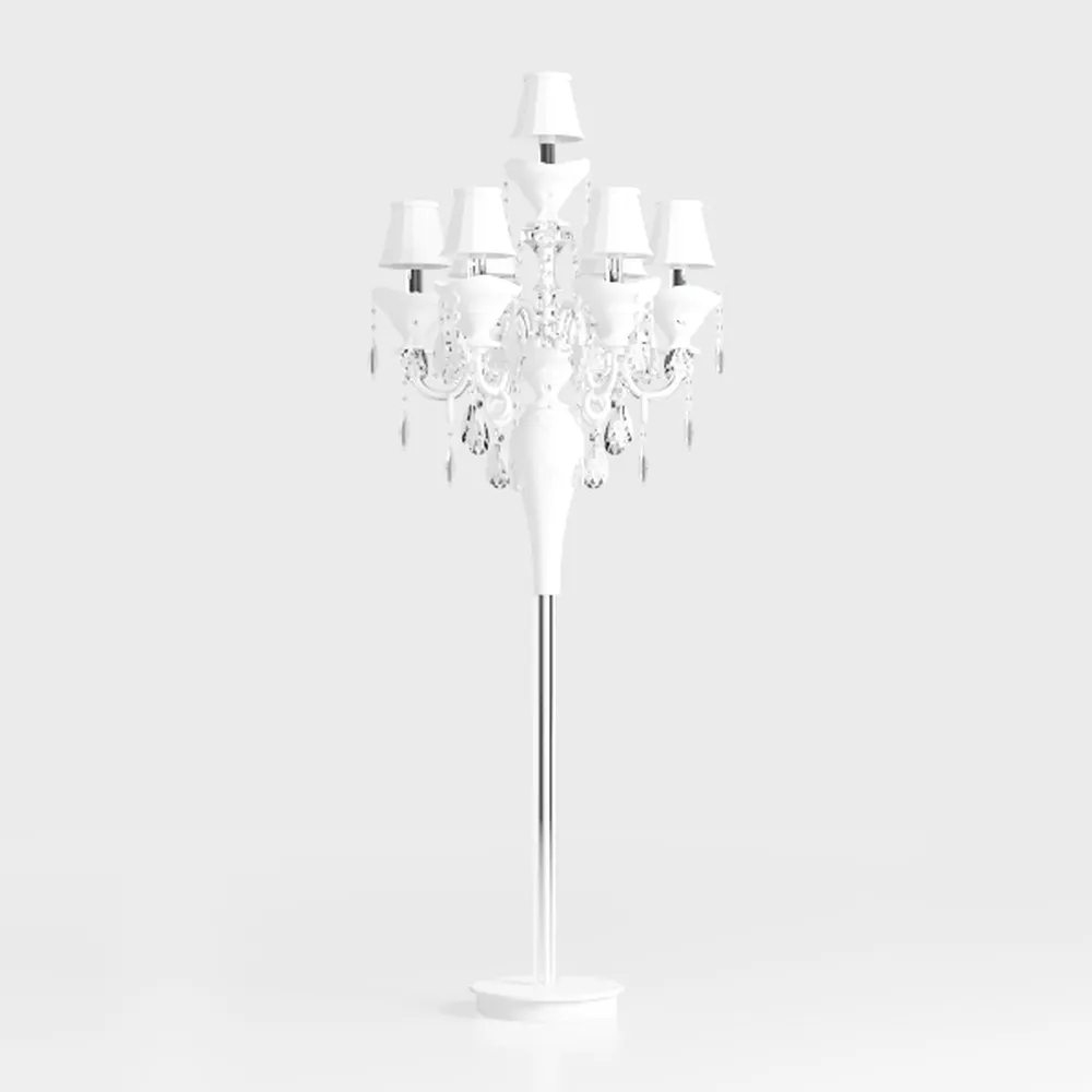 Flower Floor Lamp for Living Room, Crystal 