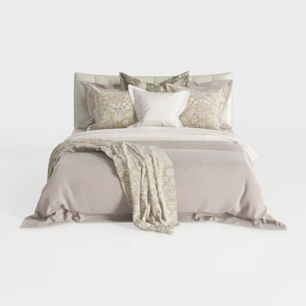 Helthep Floral Duvet Cover Queen, 100% Cotton Sage