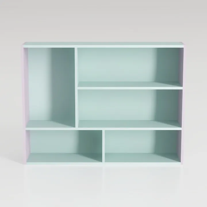 IOTXY Open Shelf Low Bookcase - Wooden 3-Tier