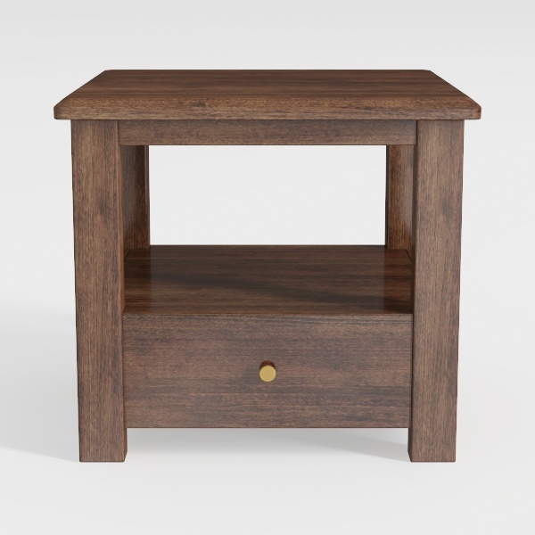 Nightstands Set of 2 with Charging Station