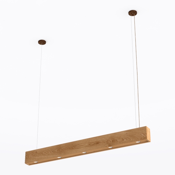 31&quot; Wooden Linear Pendant Light LED Pendant Light