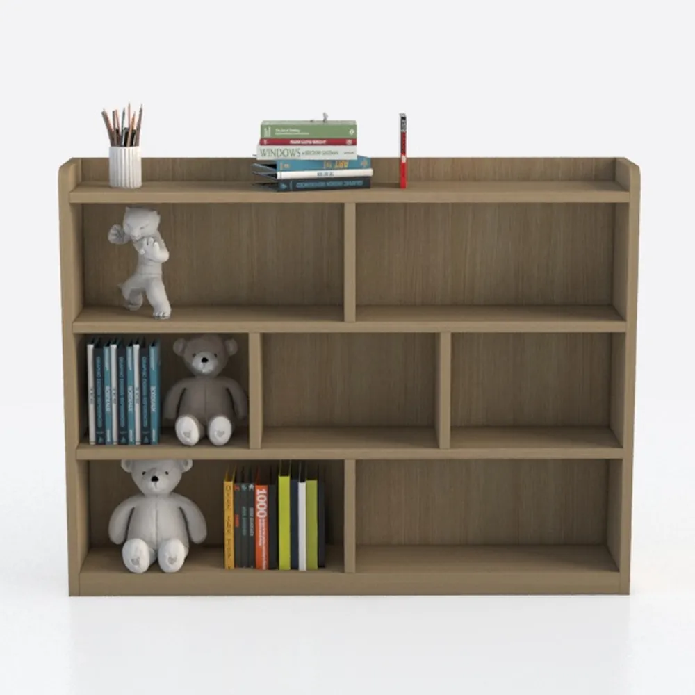 ChooChoo 6 Cube Storage Organizer, Wooden Bookcase