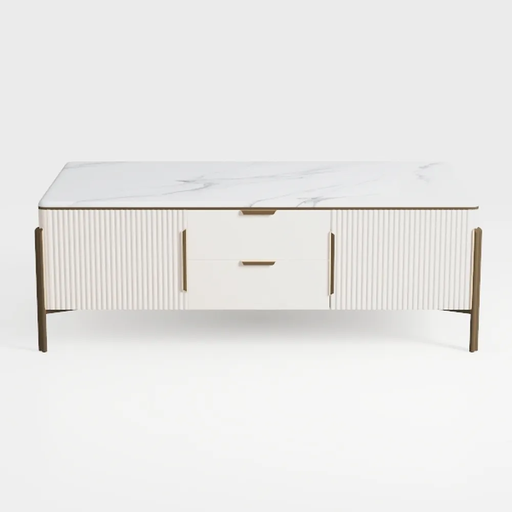 62.9'' Flute Sideboard Cabinet with Adjustable