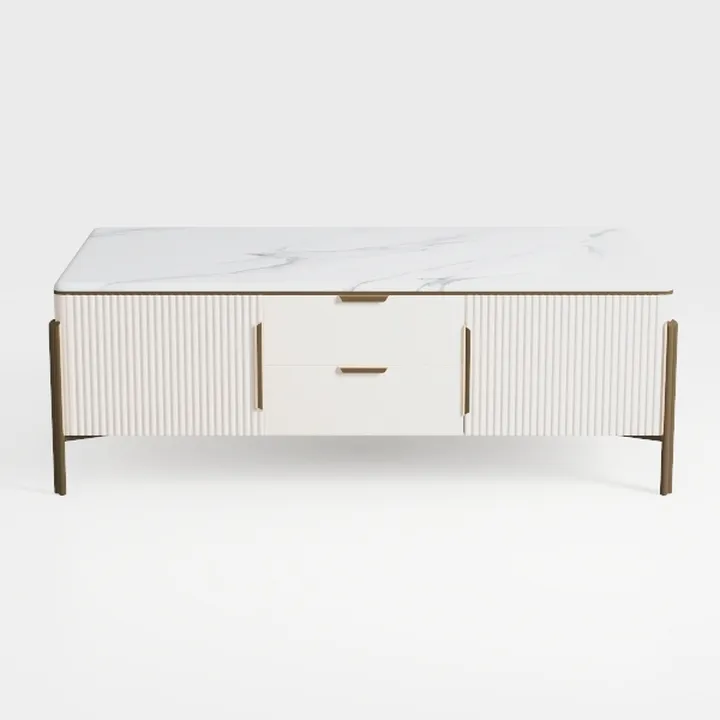 62.9'' Flute Sideboard Cabinet with Adjustable