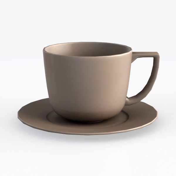 CHINESE PORCELAIN CUP & SAUCER Prairie