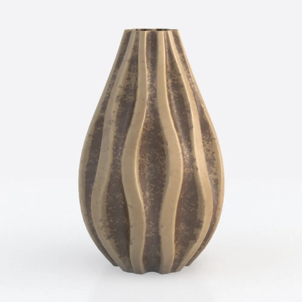 Ceramic Rustic Vase with 2 Handles, 9.05 inch