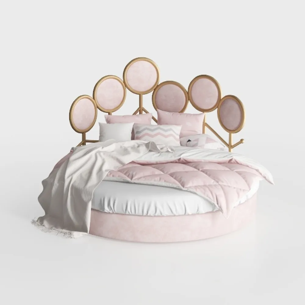 Better Home Products Elizabeth 107 x 101 Velvet Up