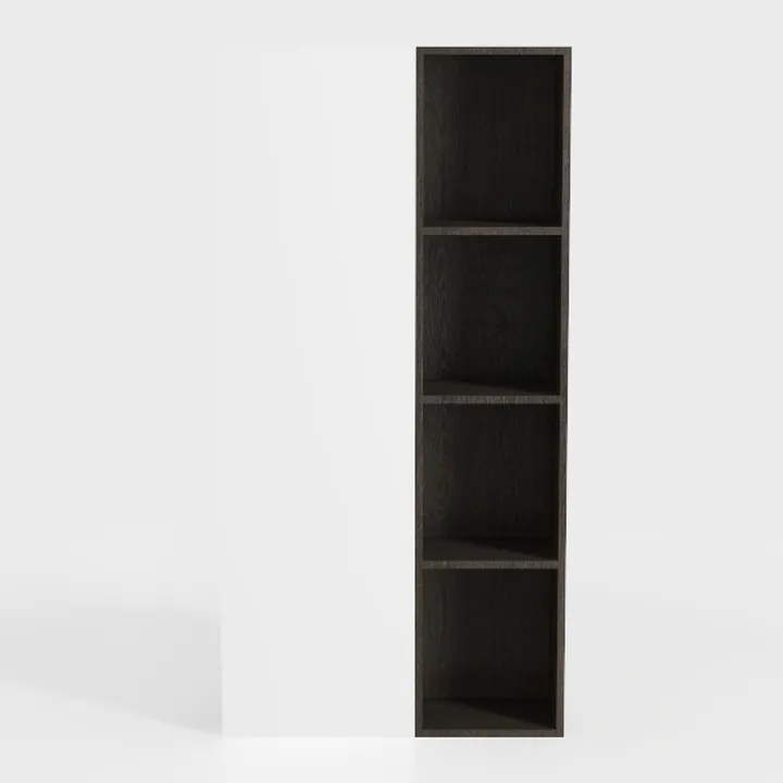 Wooden bookcase 4 shelves Wengè shelf W 40 x D 29