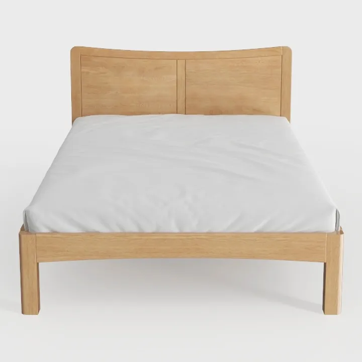 Merax Wood Platform Bed with Headboard, Platform B