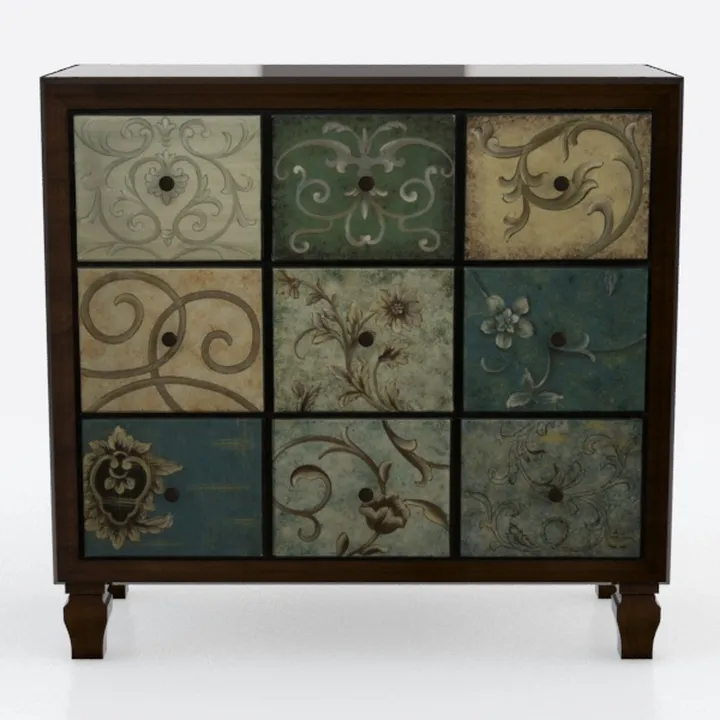 EXOTICA Dresser for Bedroom with 12 Drawers Tall
