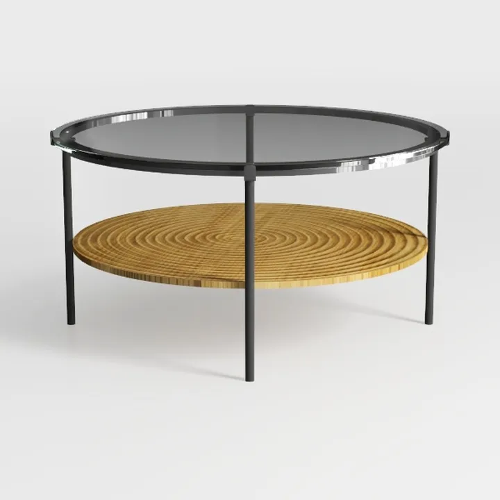 Kate and Laurel Urso Modern Tiered Round Coffee 