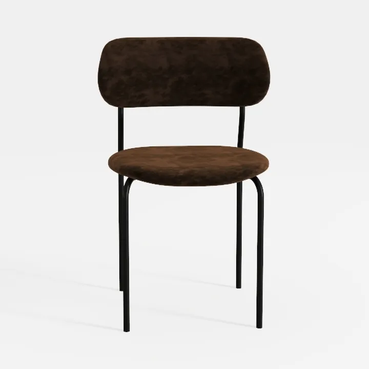 FurnitureR Folding Chairs with Suede Fabric Padded