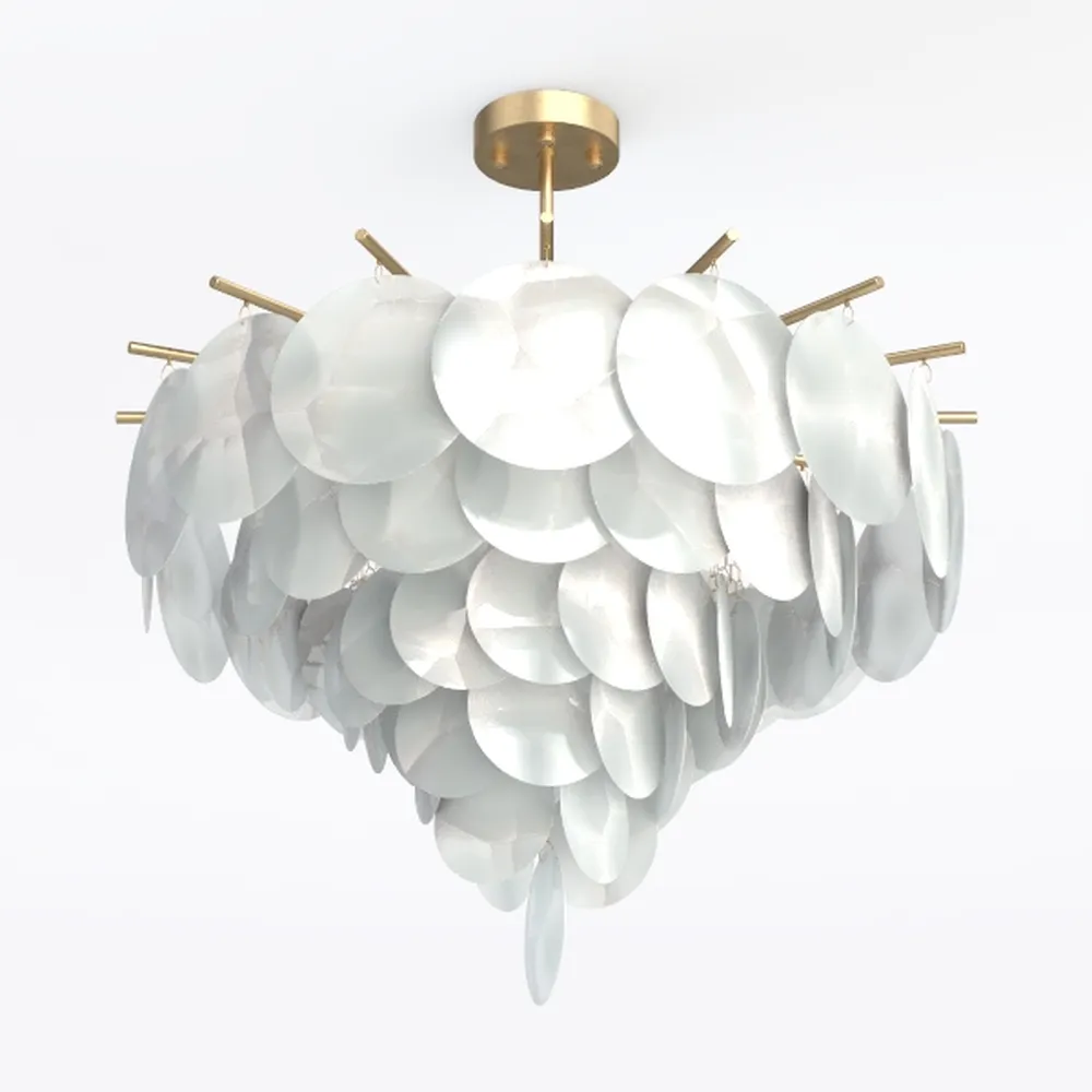 ALICE HOUSE 24" Dining Room Chandeliers, Brushed 