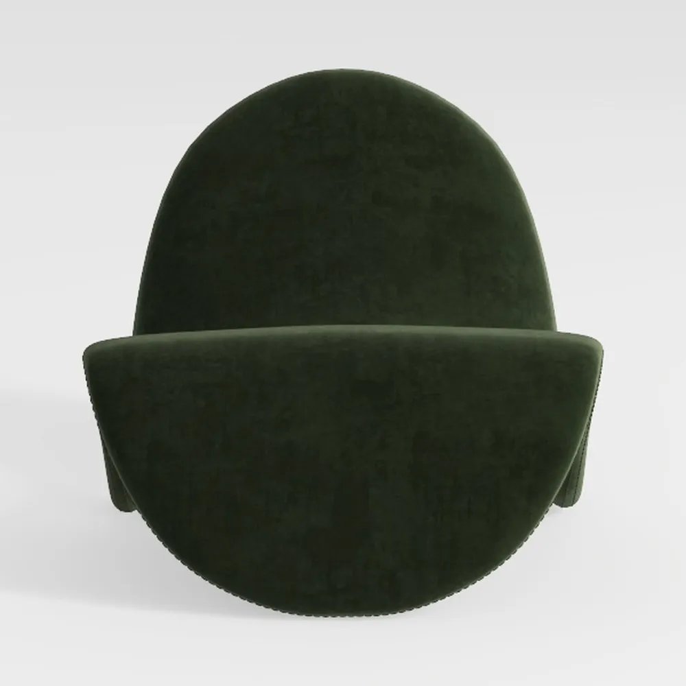 Luxury Modern Swivel Accent Chair, Tight Back