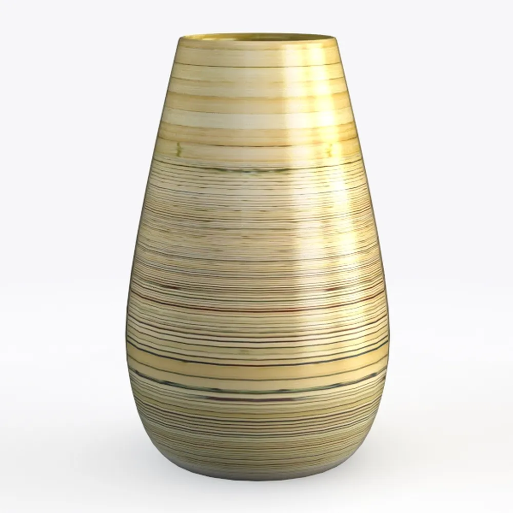 Efavormart 14" Dia Large Metallic Gold Planter,