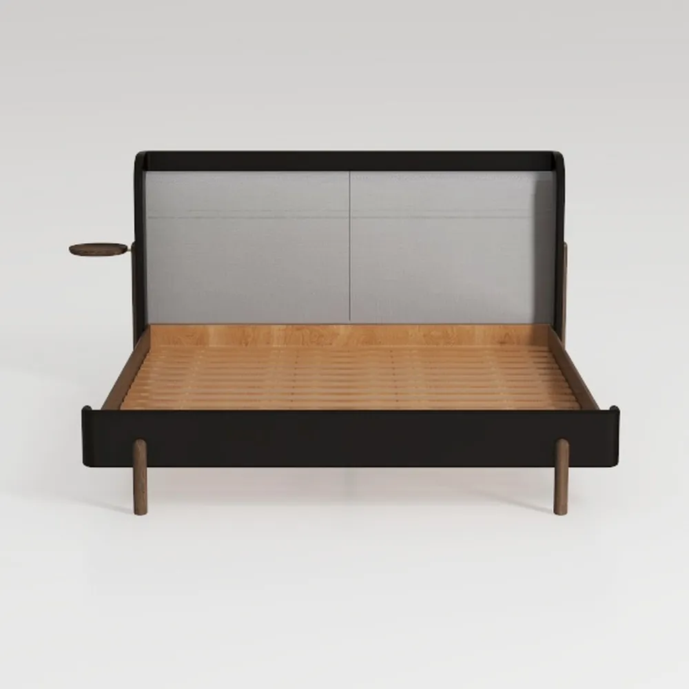 Rolanstar Twin Bed Frame with Headboard, LED Bed