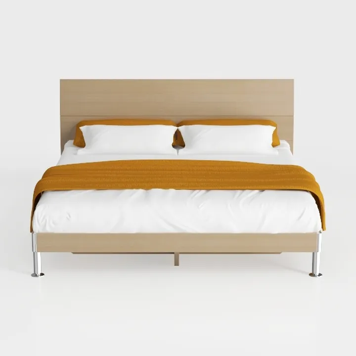 Allora Contemporary Faux Leather Full Bed in White