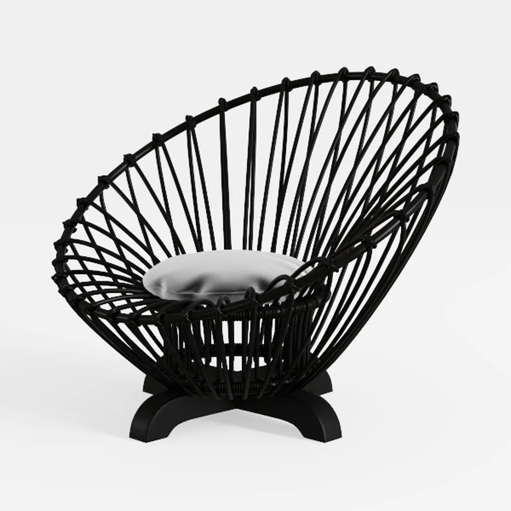 Shintenchi Wicker Egg Chair,Oversized Outdoor 