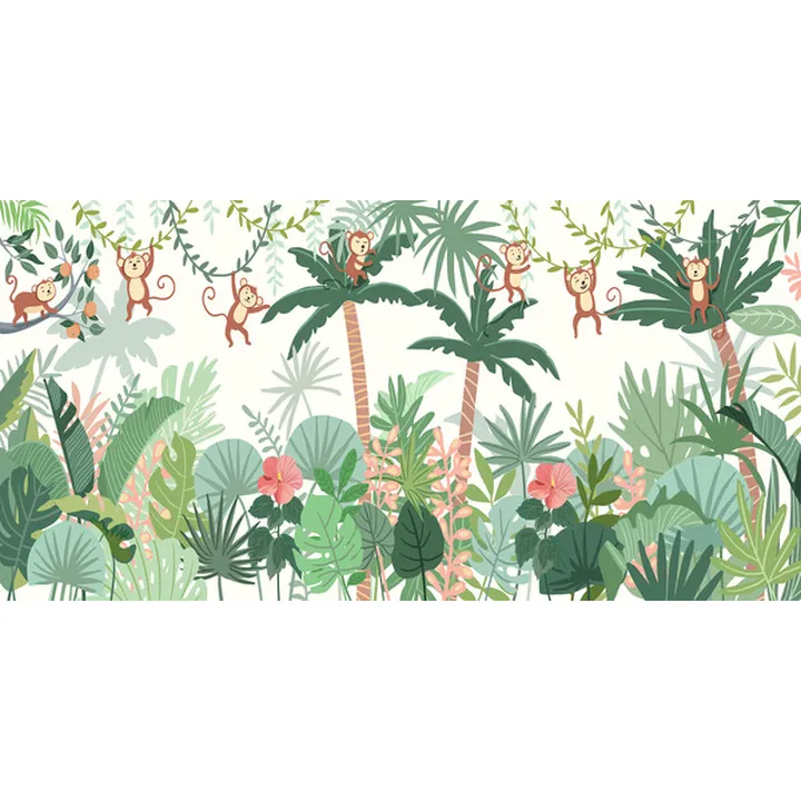 wallpaper-Rainforest Wall Deco