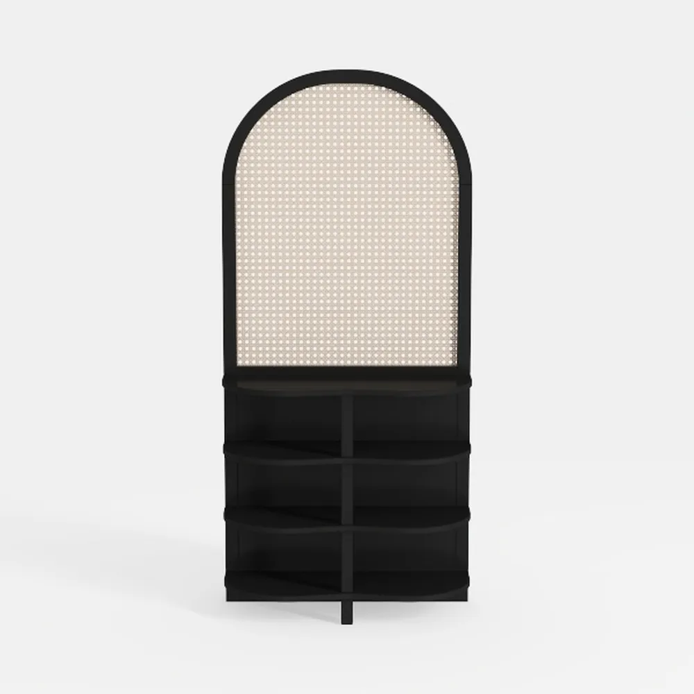 YITAHOME 65 Inch Arched Kitchen Pantry Cabinet