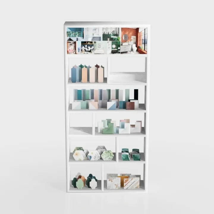 Triple Wide Bookshelf, 6 Tier Large Bookshelf,