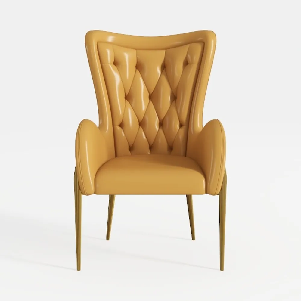 Dining Chairs Set of 2 Velvet Upholstered Tufted